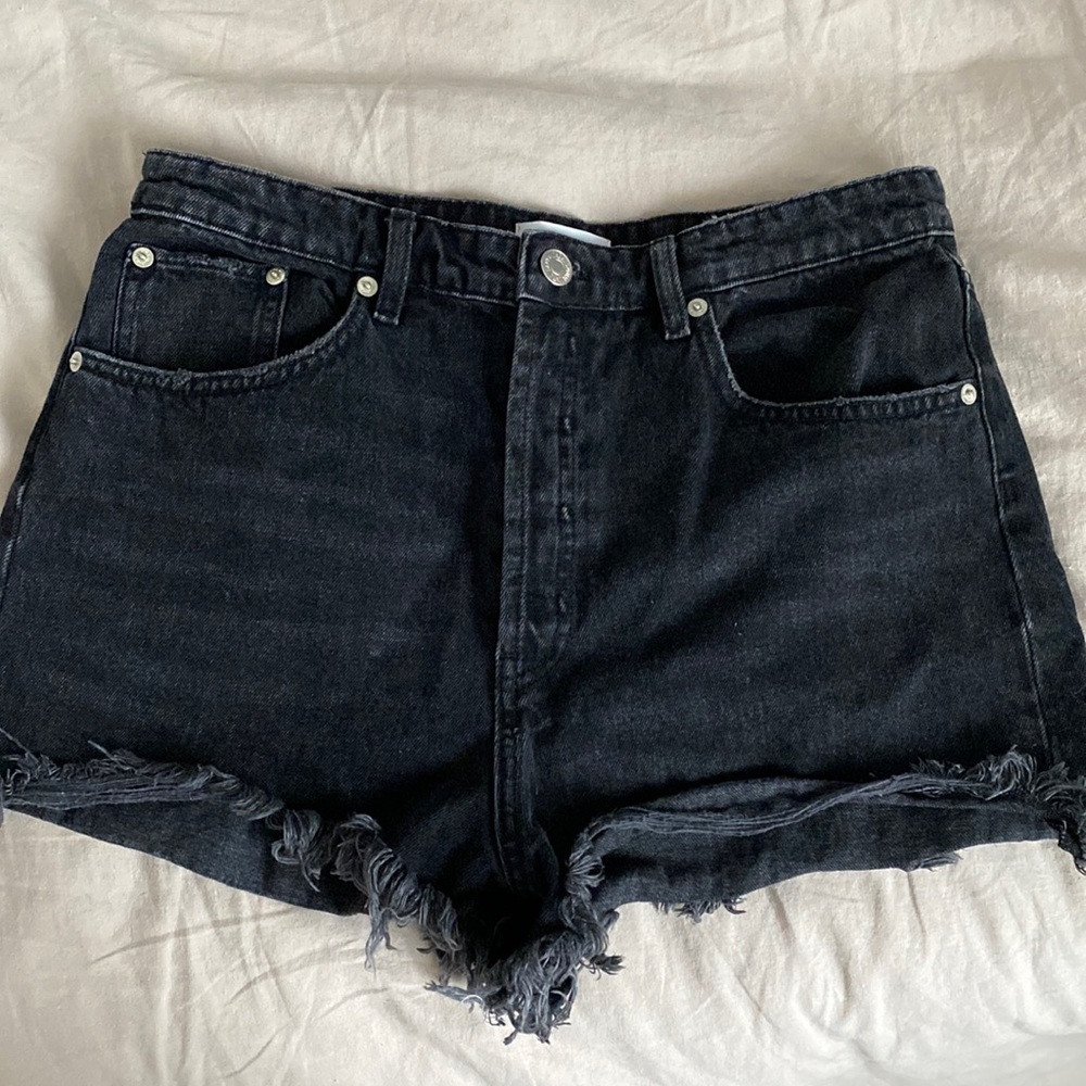 Zara High Waisted Denim Shorts